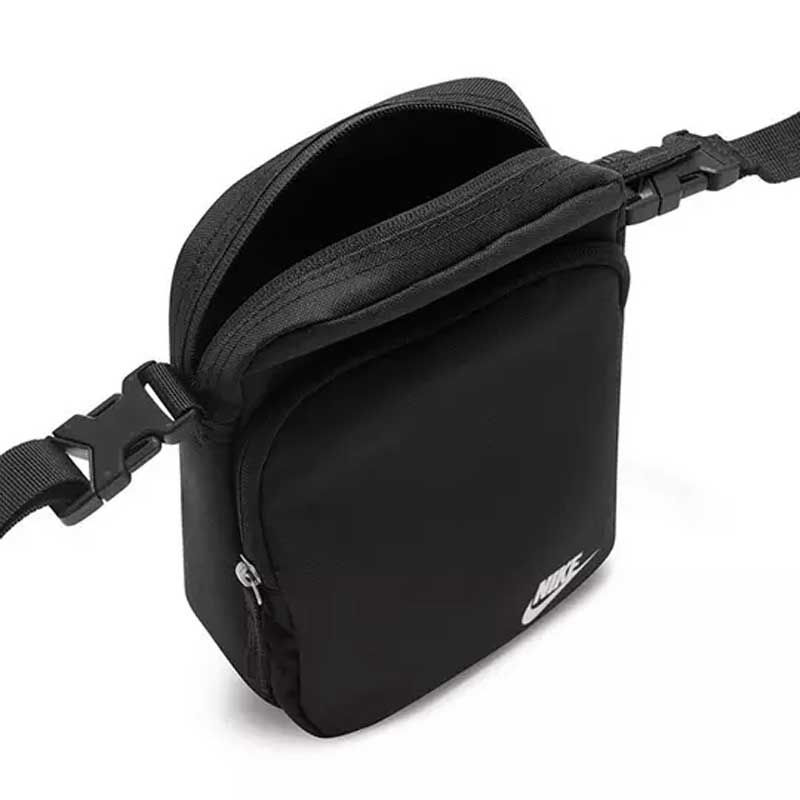 Nike Heritage Crossbody Bag - Black/Black/White