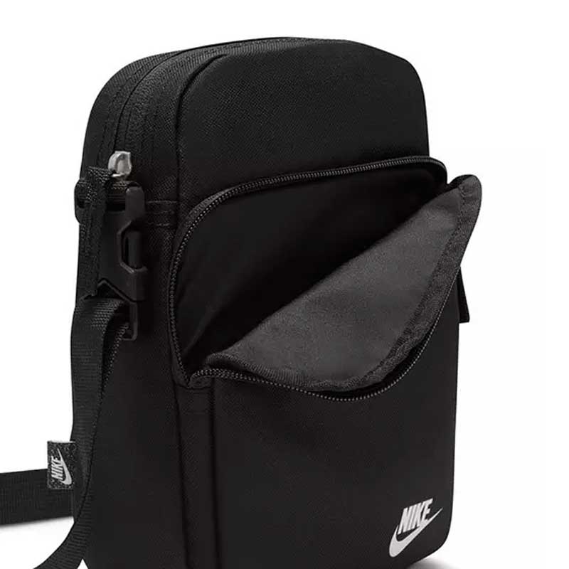 Nike Heritage Crossbody Bag - Black/Black/White