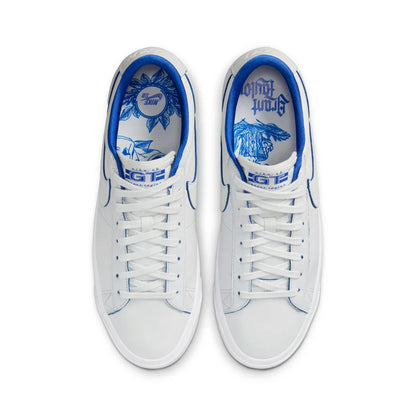 Nike SB Blazer Low Pro GT Premium - Summit White/Game Royal