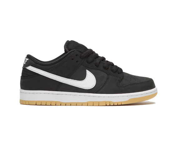 Nike SB Dunk Low Pro - Black/White-Black-Gum Light Brown – The