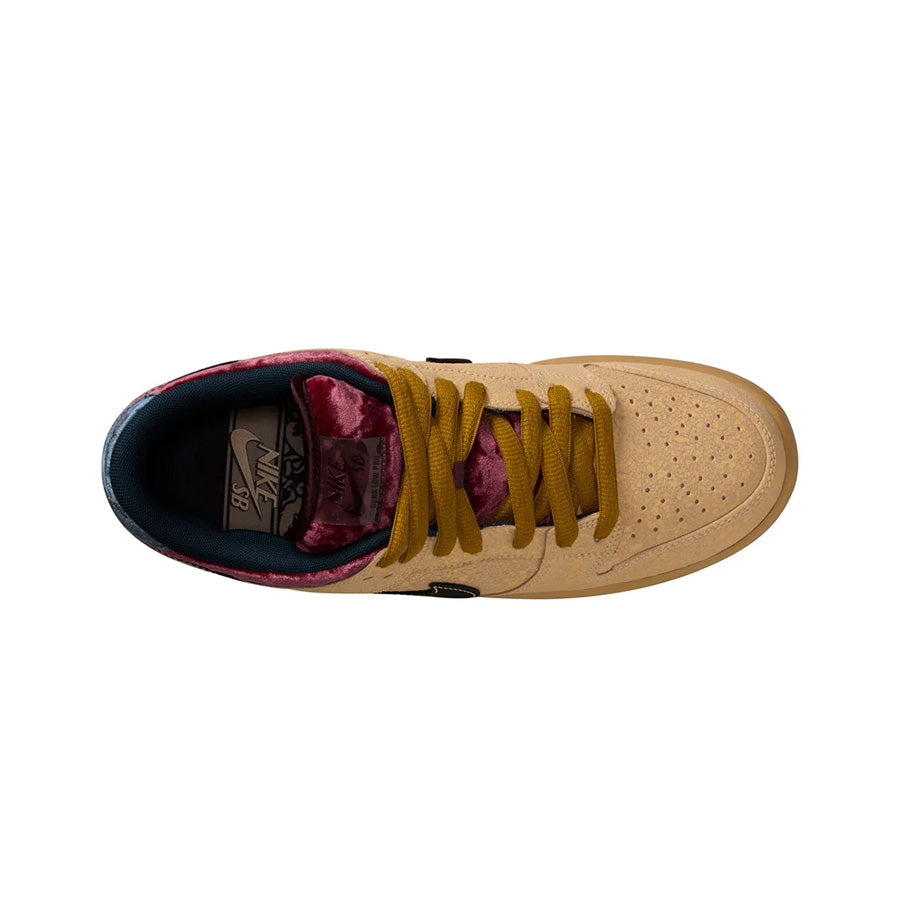 Nike SB Dunk Low Pro - Celestial Gold/Black-Dark Team Red