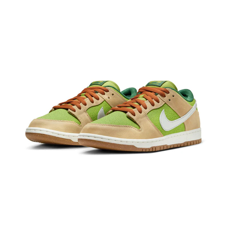 Nike SB Dunk Low Pro - Sesame/Metallic Silver-Pear-Fir