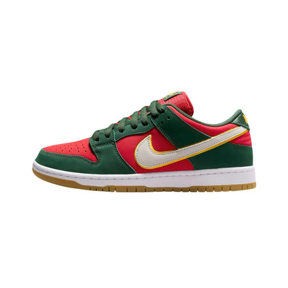 Nike SB Dunk Low Pro Premium - Fir/White-University Gold-Fire Red