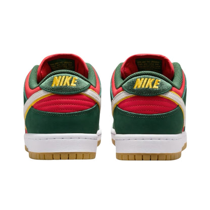 Nike SB Dunk Low Pro Premium - Fir/White-University Gold-Fire Red