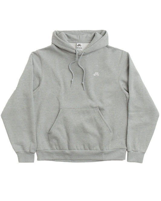 Nike SB Essentials Hooded Sweatshirt - Grey Heather/White