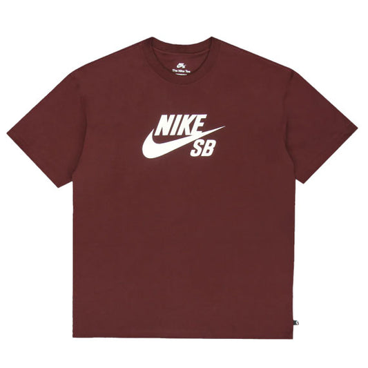 Nike SB HBR T-Shirt - Burgundy Crush/White