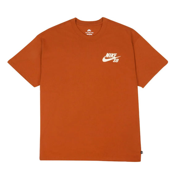 Nike SB Logo Skate T-Shirt - Dark Russet