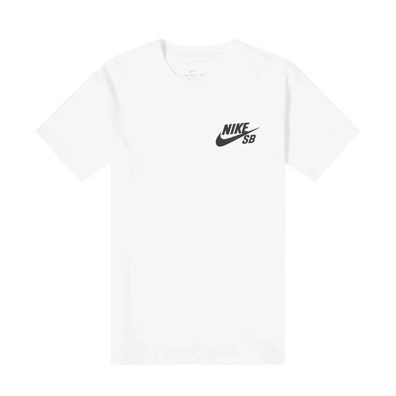 Nike SB Logo Skate T-Shirt - White/Black