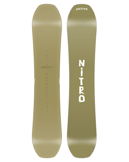 The 2025 Nitro Basher takes a whole lot of unique things, and combines them into an easy turning freestyle board that is made to get the most fun out of all conditions.