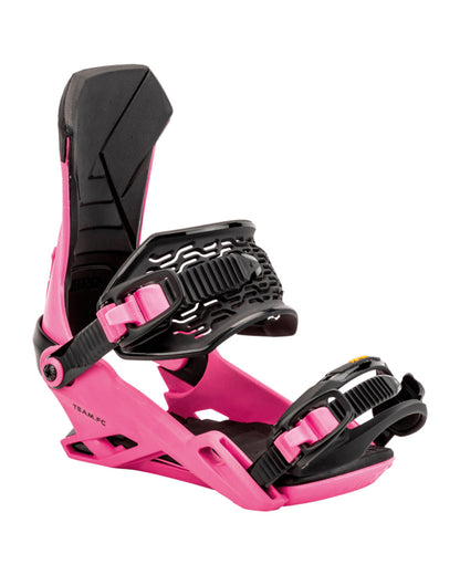 he award winning all mountain interface. The recently upgraded Team is Nitro´s best-selling snowboard binding for a good reason: its new 3d OptiFrame ankle strap elevates the bindings perfect blend of comfort and pro-caliber technologies with a laser focus on performance and durability for taking a beating day after day! 