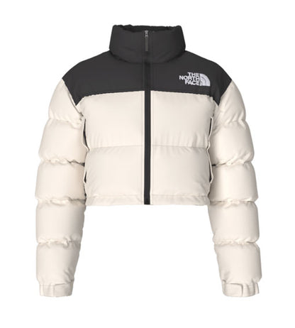 The North Face Women's Nuptse Short Jacket Gardenia/TNF Black 2024