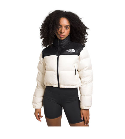 The North Face Women's Nuptse Short Jacket Gardenia/TNF Black 2024