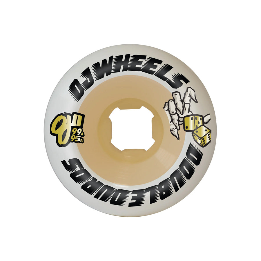 OJs Double Duro White Gum Mini Combo 99A/95A Wheels 58mm