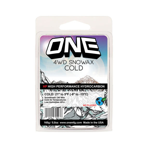 One Mfg Wax 4WD Cold -6 to -15C 165g