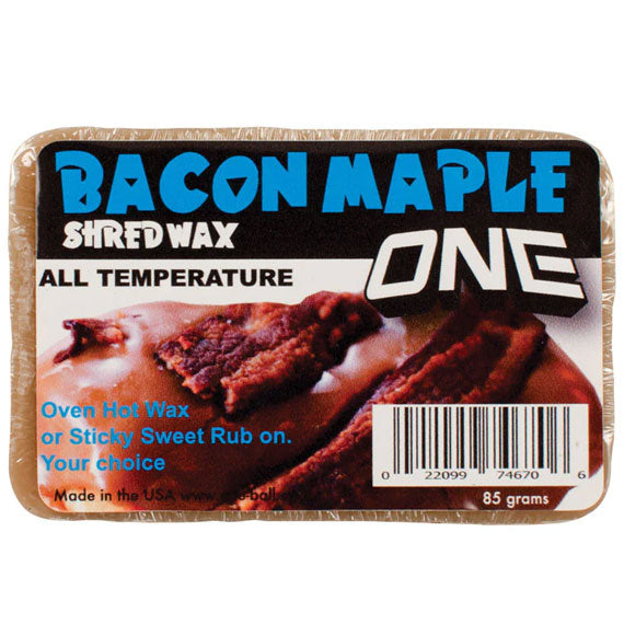 One Mfg Wax Maple Bacon Bar All Temp 130g