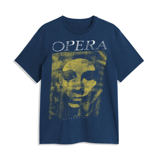 Opera Mask Vintage T-Shirt - Navy