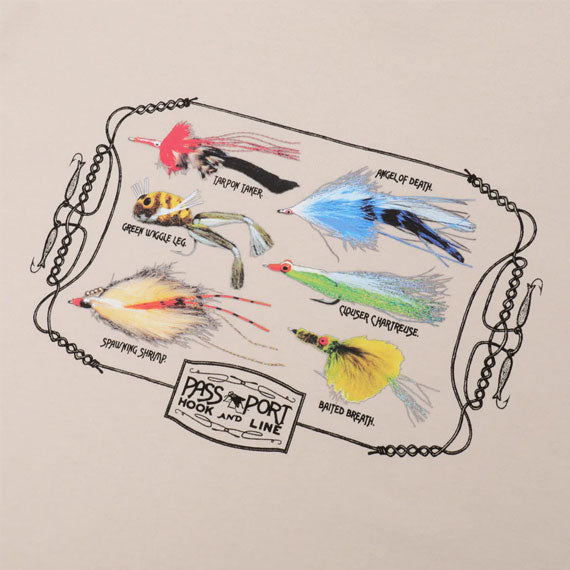 Passport Lures T-Shirt - Natural