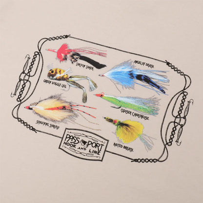 Passport Lures T-Shirt - Natural