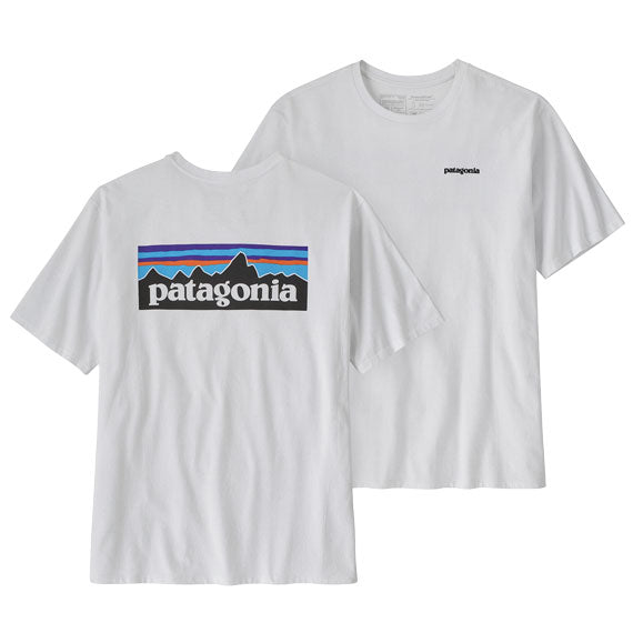 Patagonia Men's P-6 Logo Responsibili-Tee White 2024