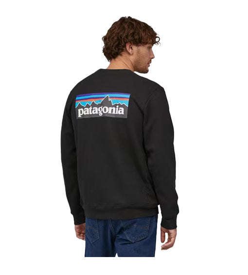 Patagoina P-6 Logo Uprisal Crew Sweatshirt Black 2024