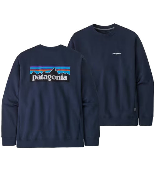 Patagonia P-6 Logo Uprisal Crew Sweatshirt New Navy 2024