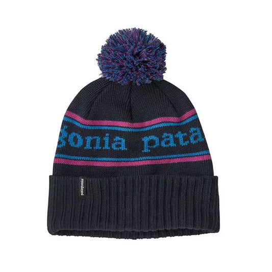 Patagonia Powder Town Beanie Park Stripe Pitch Blue 2023