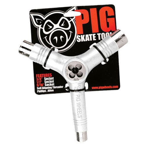 Pig Skate Tool W/ Rethread - White