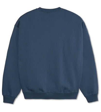 Polar Dave Crewneck Faces - Grey Blue