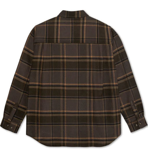 Polar Mike Flannel Button Down - Brown/Mauve