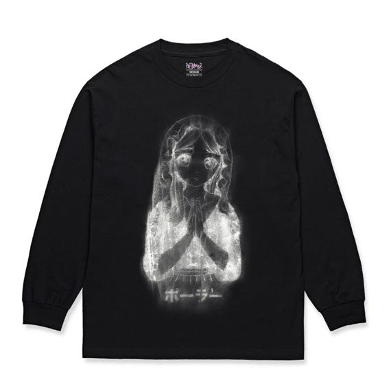 Polar Saint Kawaii Long Sleeve T-Shirt - Black