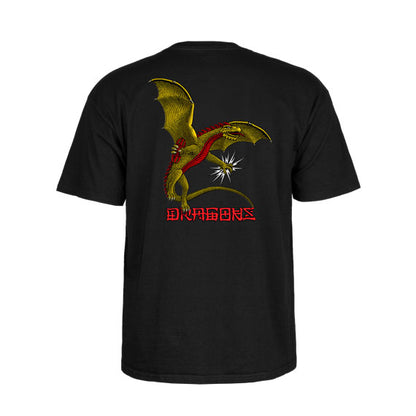 Powell Peralta Dragons Logo T-Shirt - Black