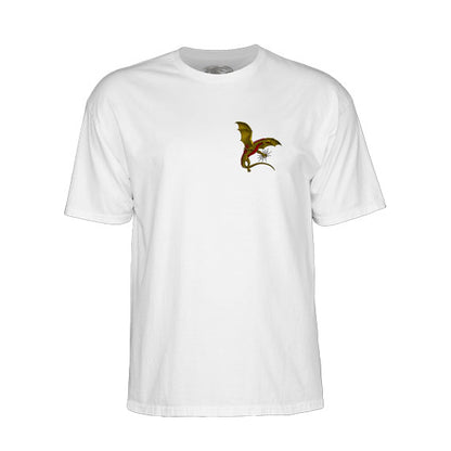 Powell Peralta Dragons Logo T-Shirt - White