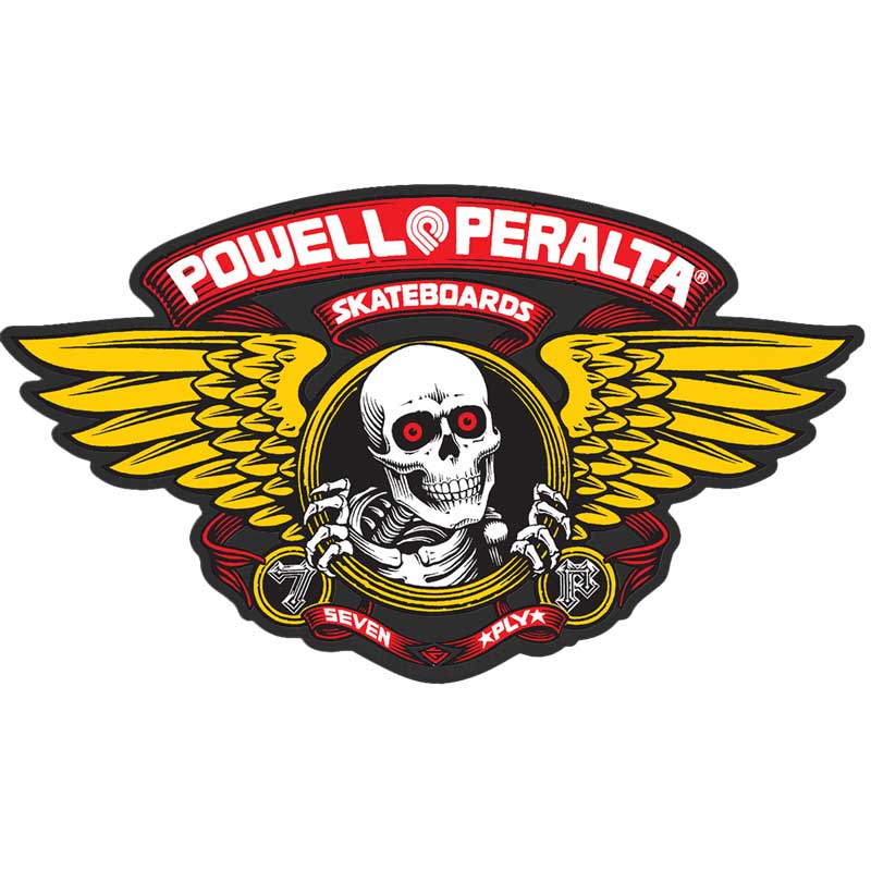 Powell Peralta Winged Ripper Red Die Cut Sticker 12"