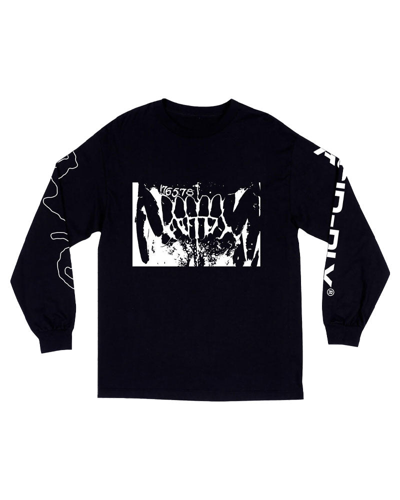 Quasi Rephlex Long Sleeve T-Shirt - Black