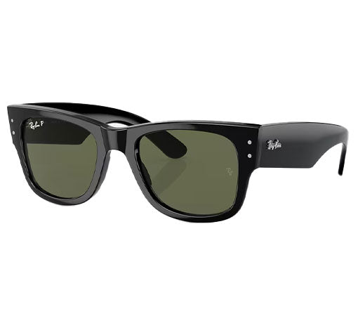 Ray-Ban Mega Wayfarer Black W/ Green Propionate Unisex Sunglass