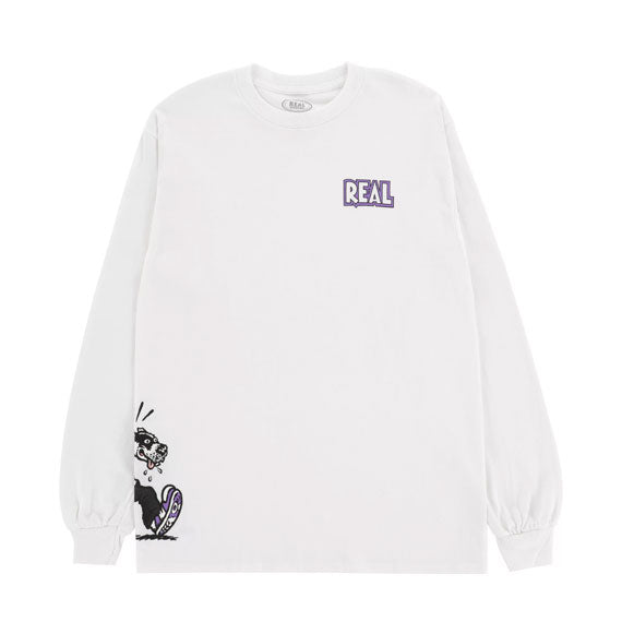 Real Comix Long Sleeve T-Shirt - White
