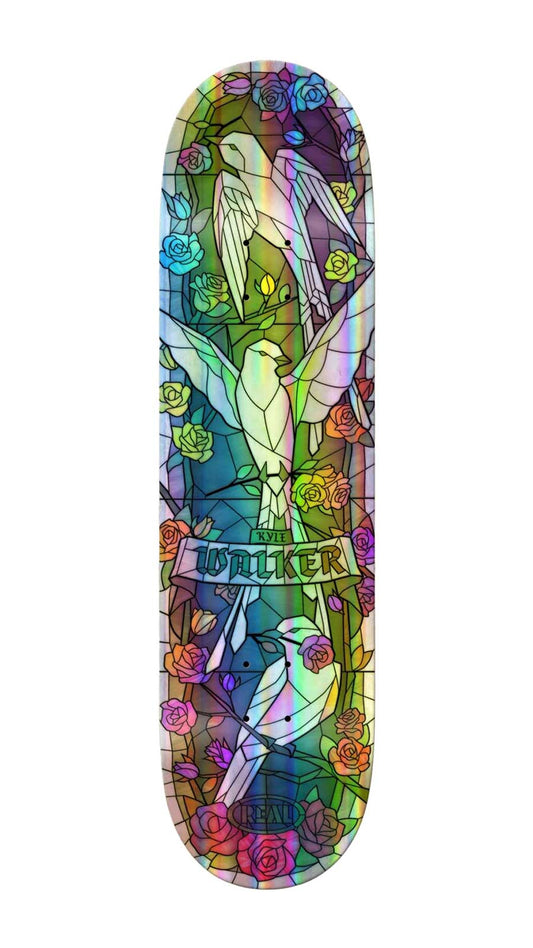 Real Kyle Holographic Rainbow Foil Cathedral Deck 8.38"