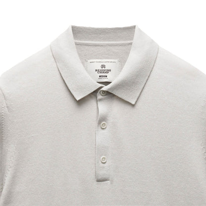 Reigning Champ Cotton Cashmere Riviera Polo Oyster