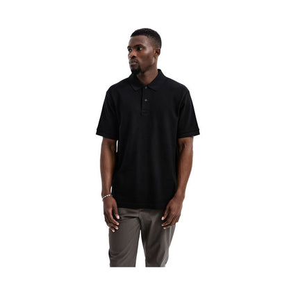 Reigning Champ Knit Academy Polo Shirt Black