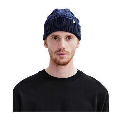 Reigning Champ Merino Wool Cuffed Beanie Navy