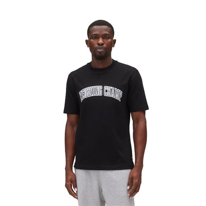 Reigning Champ Midweight Collegiate T-Shirt Black