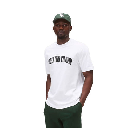 Reigning Champ Midweight Collegiate T-Shirt White