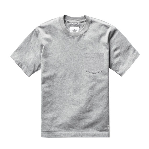 Reigning Champ Midweight Jersey Classic Pocket T-Shirt H.Grey