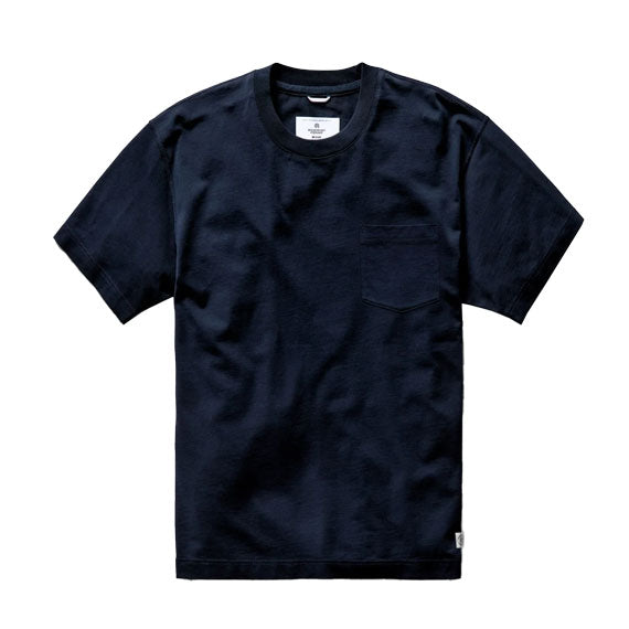 Reigning Champ Midweight Jersey Classic Pocket T-Shirt Navy