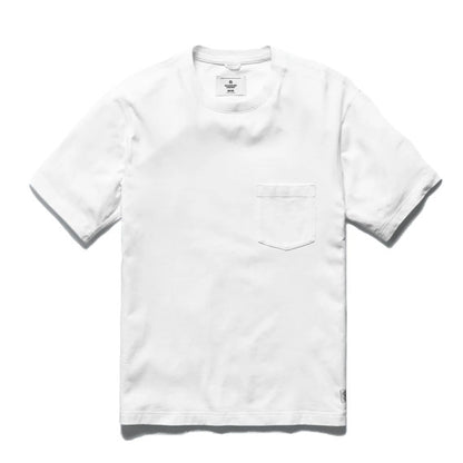 Reigning Champ Midweight Jersey Classic Pocket T-Shirt White