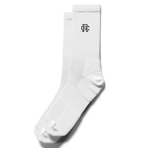 Reigning Champ Performance Crew Sock White