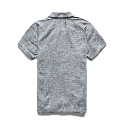 Reigning Champ Solotex Mesh Polo Shirt H.Grey