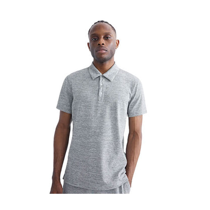 Reigning Champ Solotex Mesh Polo Shirt H.Grey
