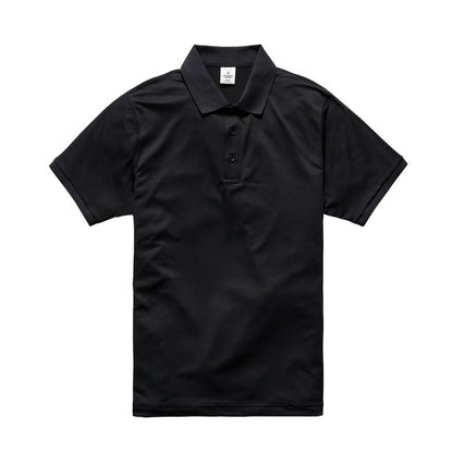 Reigning Champ Tech Pique Polo Shirt Black