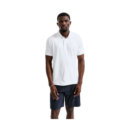 Reigning Champ Tech Pique Polo Shirt White